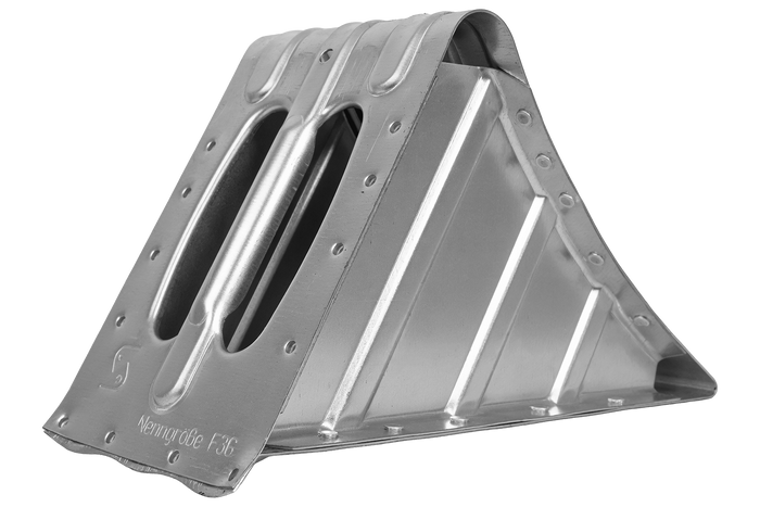 Упор для колеса KNOTT G36, висота 150 мм, металевий