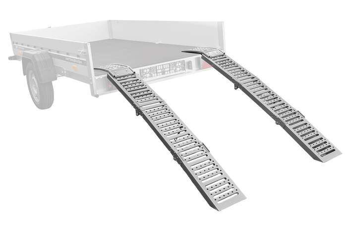 Складані рампи UNITRAILER ALR005, сталеві, для причепів, 200 см, 500 кг, комплект з 2 шт.