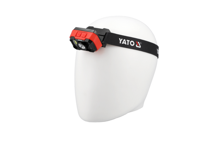 Світлодіодний налобний ліхтар YATO YT-085942 з датчиком руху 1000 лм