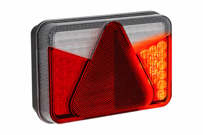 Задній ліхтар ASPÖCK MULTILED V, байонетний, 8-контактний, 6 функцій, лівий