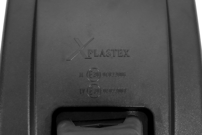 Універсальне панорамне дзеркало PLASTEX LP0420 420x200 мм
