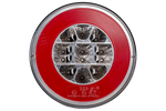 TT TECHNOLOGY TT.12008 Задній світлодіодний ліхтар Glo-Trac для гамбургерів з 3 функціями, універсальний