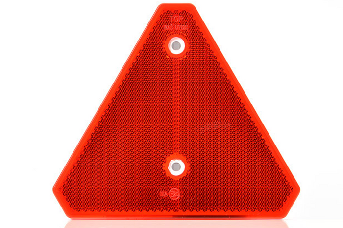 UT125 Червоний світловідбиваючий трикутник