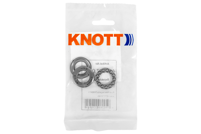 Підшипник для опорного колеса KNOTT TK60/ATK60 30x17 мм